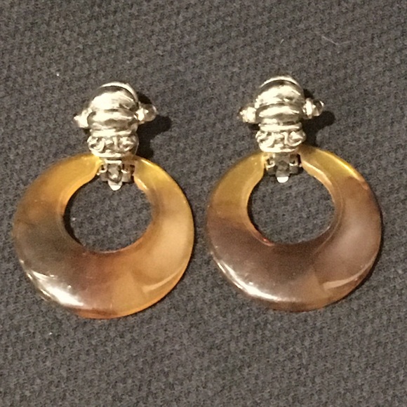 Metal/silver shrimp style clip earring; add hoop - Picture 2 of 9